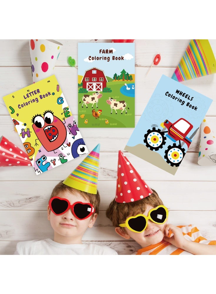 QZ A LOVELY AND COZY COLORING BOOK GIFT SET, CONSISTING OF 8 MINI BOOKS (EACH WITH 12 PAGES, FEATURING DIFFERENT THEMES). iT IS SUITABLE FOR ADULTS AND CHILDREN TO RELIEVE STRESS, PROMOTE EARLY LEARNING AND DEVELOP CONCENTRATION. iT IS ALSO SUITABLE FOR CREATING A COZY MOMENT (SUITABLE FOR CHILDREN AGED 3 TO 8) - Image 4